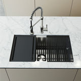 Mercer 33-in Stainless Steel Undermount Kitchen Sink A7X6 - product image 7