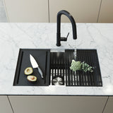 Mercer 33-in Stainless Steel Undermount Kitchen Sink A7X6 - product image 8