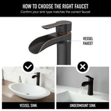 Niko Single Handle Vessel Single Hole Bathroom Sink Faucet with Pop-up Drain, Antique Rubbed Bronze P4G1 - product image 6
