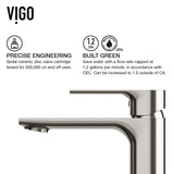 Norfolk Single Handle Vessel Bathroom Sink Faucet, WaterSense Certified, Brushed Nickel H4D9 - product image 4
