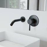 Olus Single Handle Wall Mount Bathroom Sink Faucet, WaterSense Certified, Matte Black B7G3 - product image 8