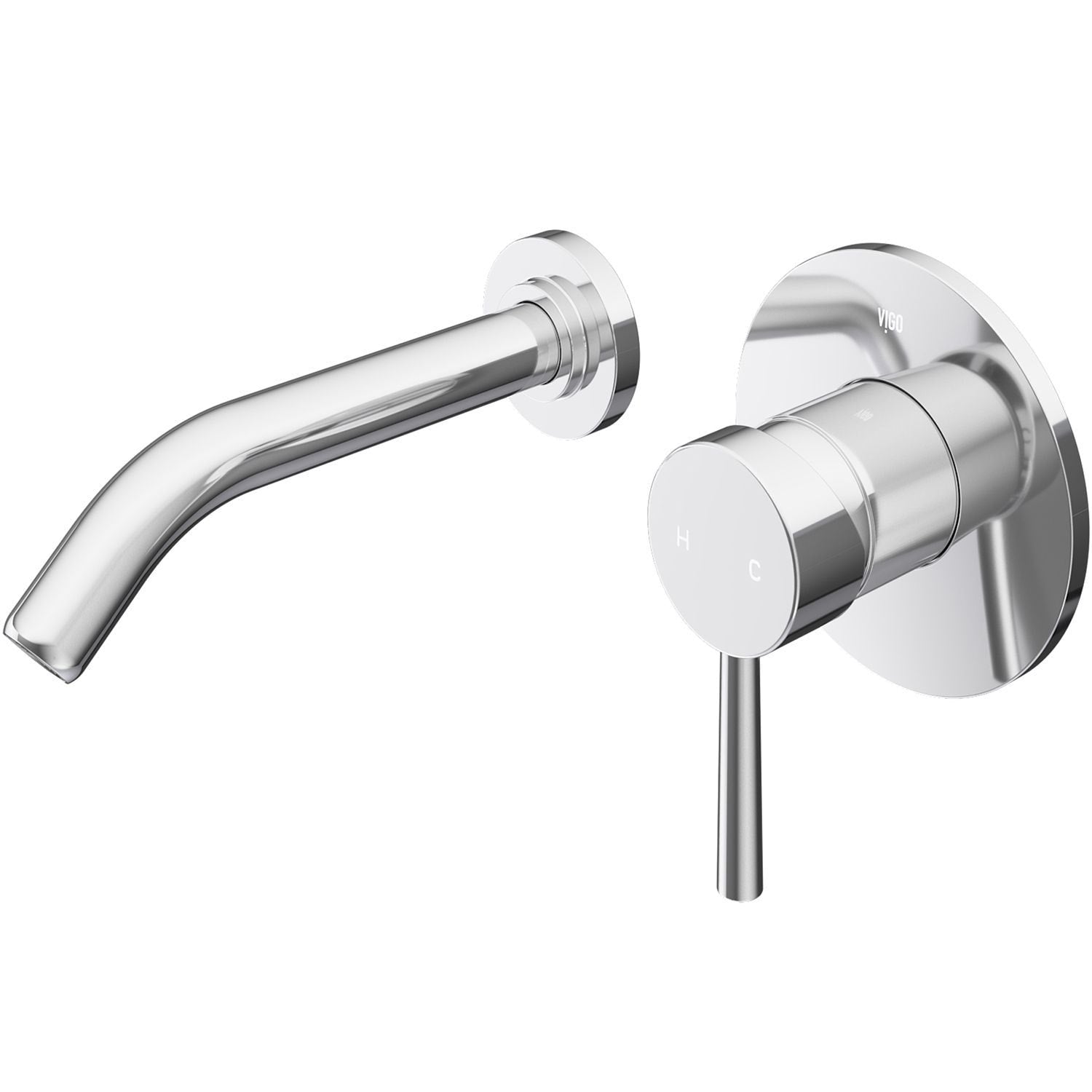 Olus Wall Mount Single Lever Bathroom Sink Faucet, WaterSense Certified, Chrome Z3H9 - product image 2