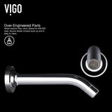 Olus Wall Mount Single Lever Bathroom Sink Faucet, WaterSense Certified, Chrome Z3H9 - product image 6