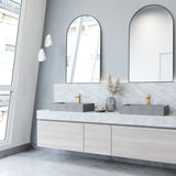Orvieto Gothic ConcretoStone 24x15-in Deep Grey Bathroom Sink/Basin with Rectangular Vessel C2Q4 - product image 7
