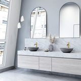 Ravenna Gothic ConcretoStone 16x16-in Deep Grey Bathroom Sink/Basin with Round Vessel M7V0 - product image 4