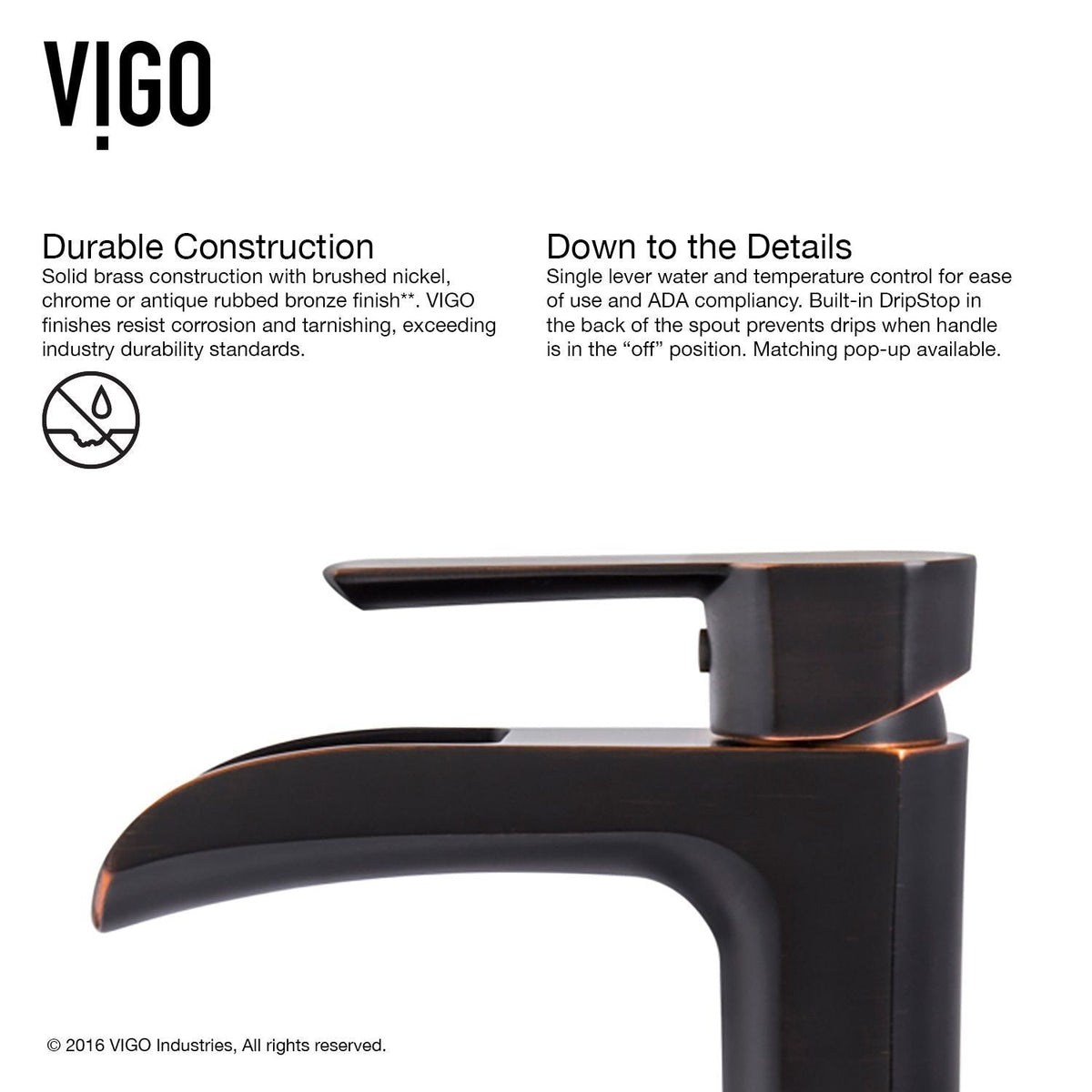 Russet Glass 18-in Red/Brown Bathroom Sink/Basin Set with Niko Faucet and Rectangular Vessel L8R5 - product image 2