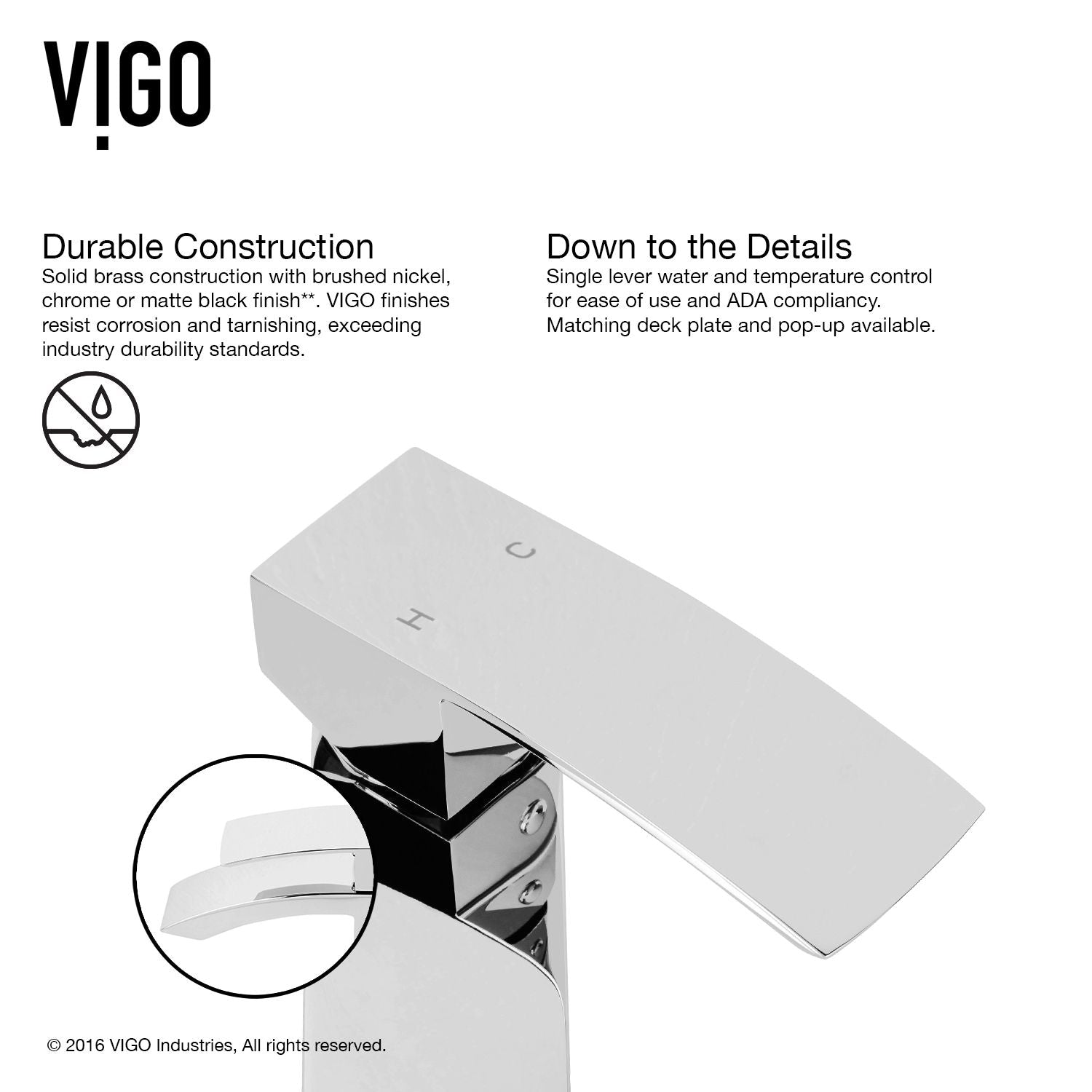 Satro Single Handle Single Hole Bathroom Sink Faucet, WaterSense Certified, Chrome Z4Q3 - product image 6