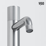 Segovia Gothic ConcretoStone Grey Bathroom Sink/Basin Set with Apollo Faucet and Rectangular Vessel H5G5 - product image 3