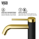 Sottile MatteShell Matte Black Bathroom Sink/Basin Set with Lexington Faucet and Glass Rectangular Vessel I2F0 - product image 3