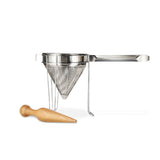 Stainless Steel Cone Strainer and Pestle Set K8G9 - product image 1