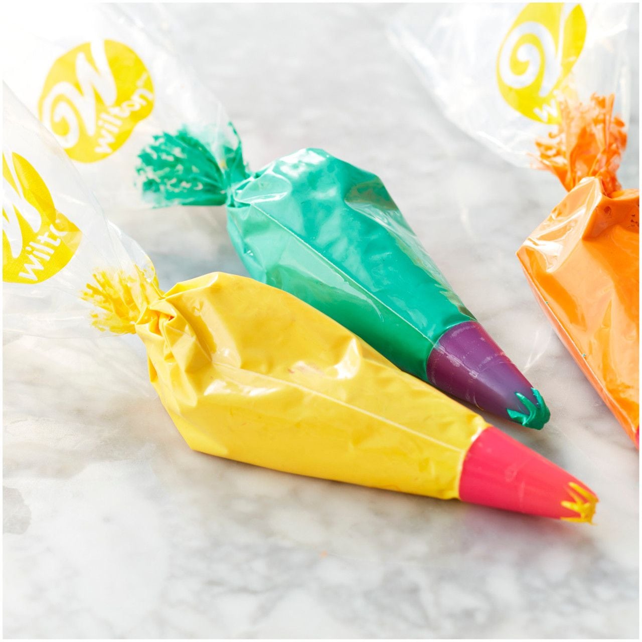 Disposable Piping Decorating Bag Tip Fuse, Clear, 6-pk, for Baking/Cake Decoration Y0E0 - product image 2