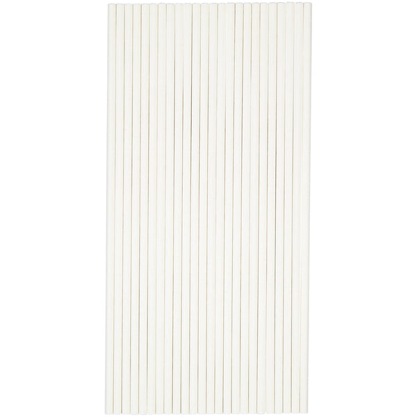 Lollipop & Cake Pop Stick, White, 8-in, 25-pk, for Baking/Cake Decoration N0Y4