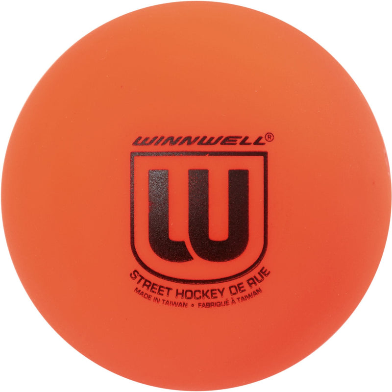 Street Hockey Medium Ball, Orange, 65mm, 50g I8R0
