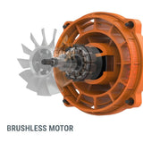 WG543.9 Nitro 20V Power Share Cordless LeafJet Blower with Brushless Motor, Tool Only W4A4 - product image 2