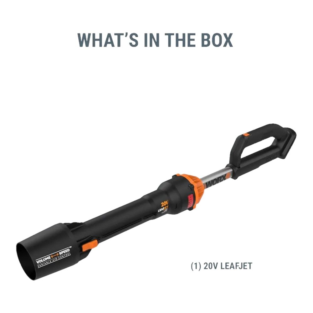WG543.9 Nitro 20V Power Share Cordless LeafJet Blower with Brushless Motor, Tool Only W4A4 - product image 4