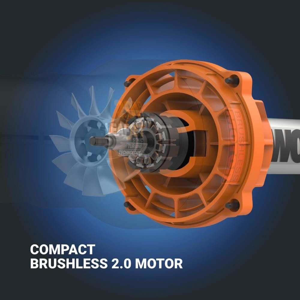 WG585.9 Nitro 40V Power Share LeafJet Cordless, Brushless Leaf Blower, Tool Only U1W8 - product image 6