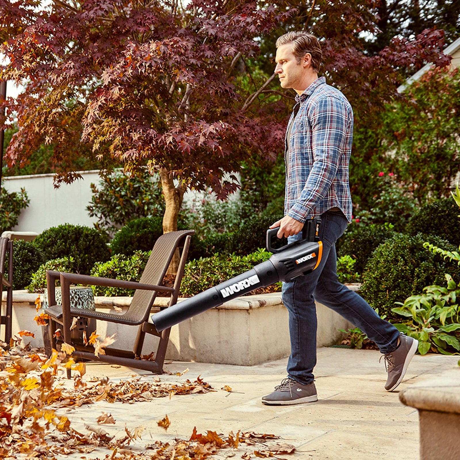 WG929 20V Power Share Cordless Grass Trimmer & Leaf Blower Combo Kit F2H3 - product image 5