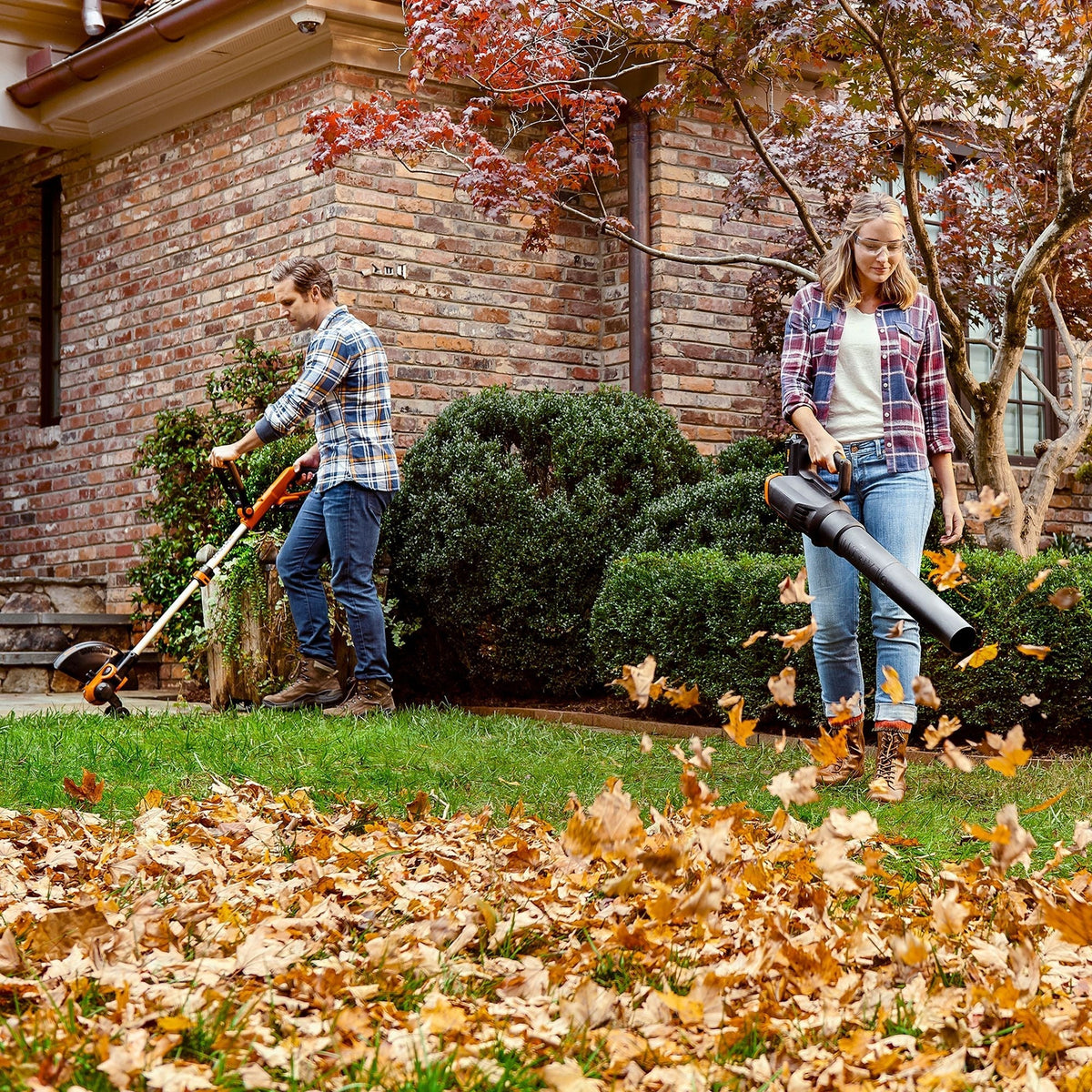 WG929 20V Power Share Cordless Grass Trimmer & Leaf Blower Combo Kit F2H3 - product image 6