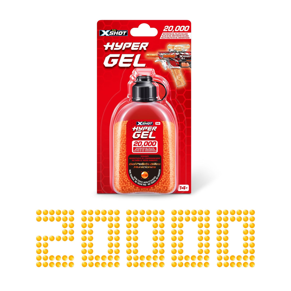 Hyper Gel Eco-Safe Pellet Refills, 20000-Balls, Ages 14+ C9C7 - product image 1