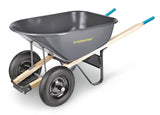 Steel Tray 2-Wheel Garden Wheelbarrow, 6-cu-ft D8X6 - product image 1