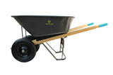 Steel Tray 2-Wheel Garden Wheelbarrow, 6-cu-ft D8X6 - product image 4