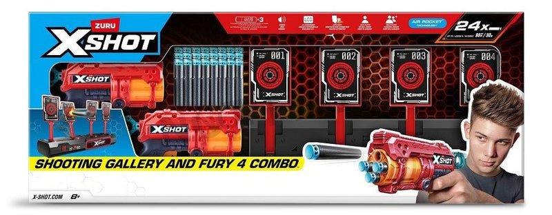 X-Shot Dart Blaster with Interactive Target, 2-pk P7L2