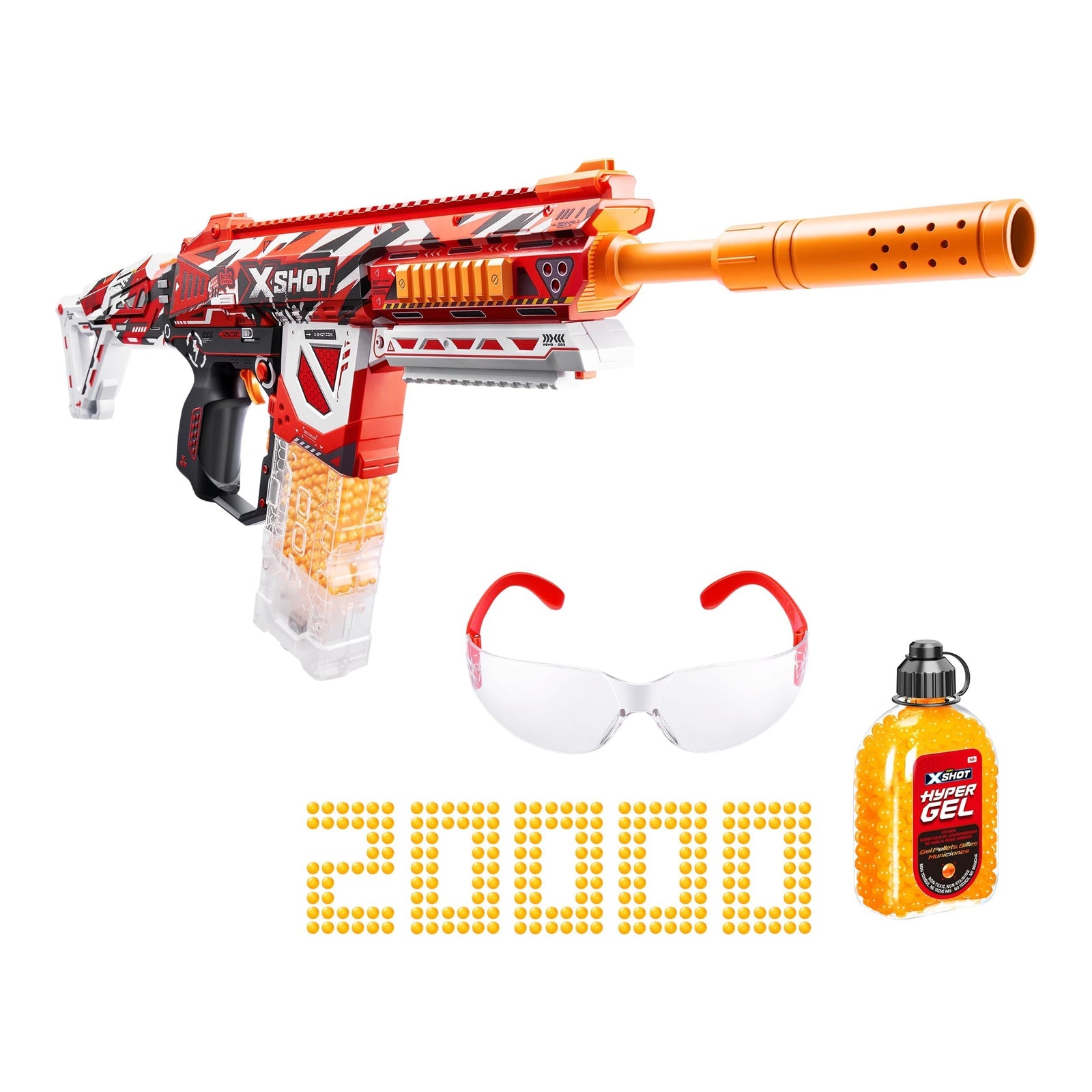X-Shot Hyper Gel HPG-700 Fully Semi-Automatic Large Blaster, Ages 14+ J3M9 - product image 1