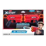 X-Shot Micro Foam Dart Blaster, Includes 16 Darts, 2-pk, Ages 8+ F5O1 - product image 1